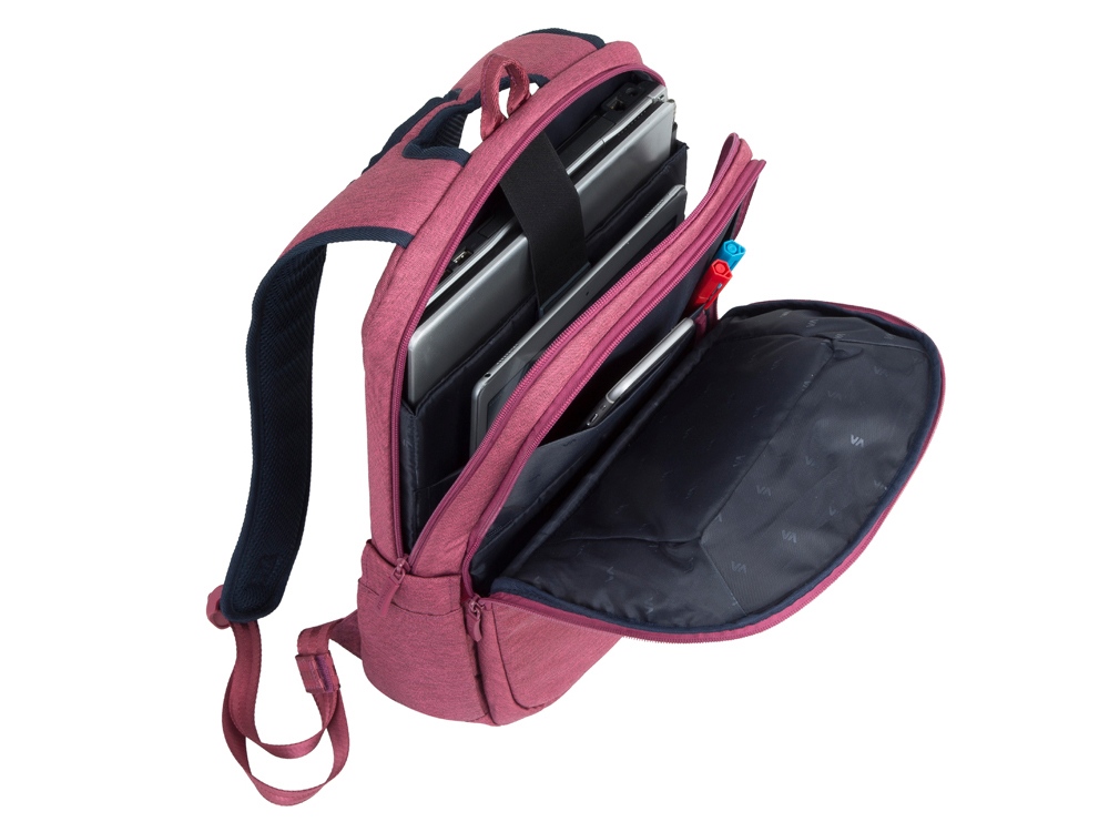 RIVACASE 7760 red ECO рюкзак для ноутбука 15.6 — изображение 6
