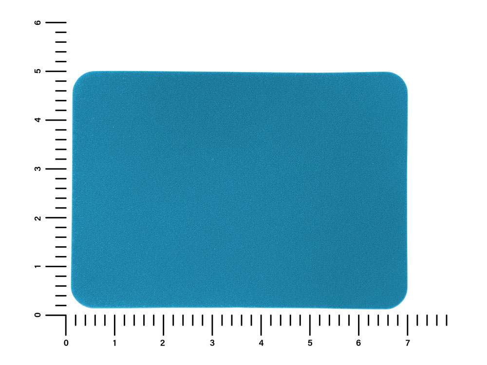 ПАТЧ ПРЯМОУГОЛНЫЙ nubuk (голубой) 5,0 х 7,0 см — изображение 2