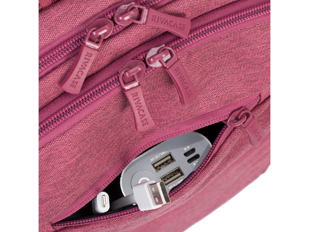 RIVACASE 7760 red ECO рюкзак для ноутбука 15.6 — изображение 17