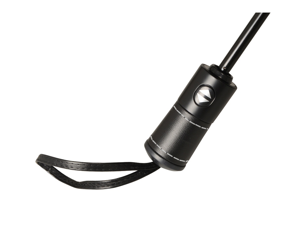 Зонт складной Ontario, автоматический, 3 сложения, с чехлом, коричневый — изображение 6