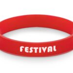 Силиконовый браслет Forest 202*12 мм, красный