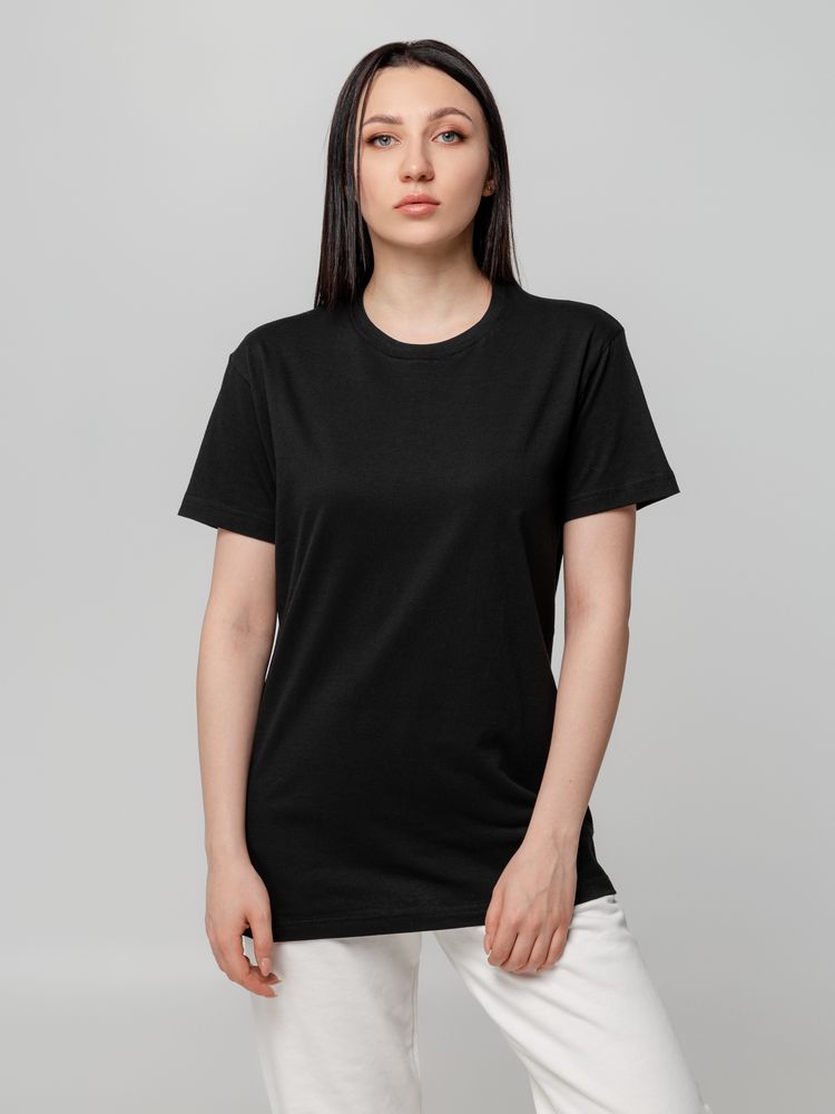 Футболка унисекс T-bolka 140, черная — изображение 6