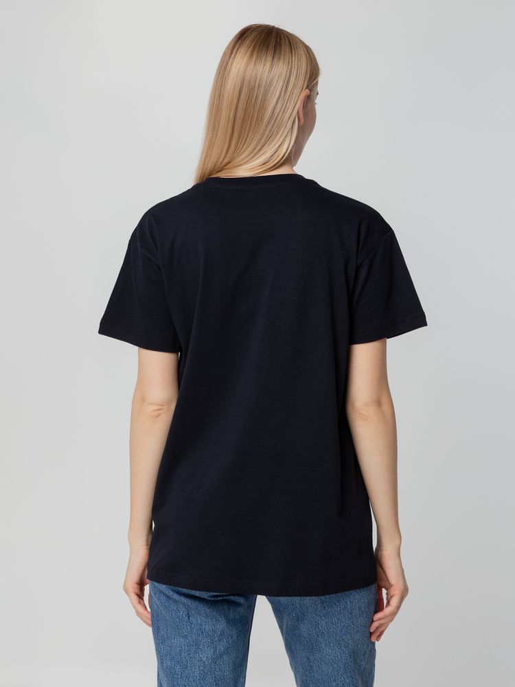 Футболка унисекс T-bolka 140, темно-синяя — изображение 10