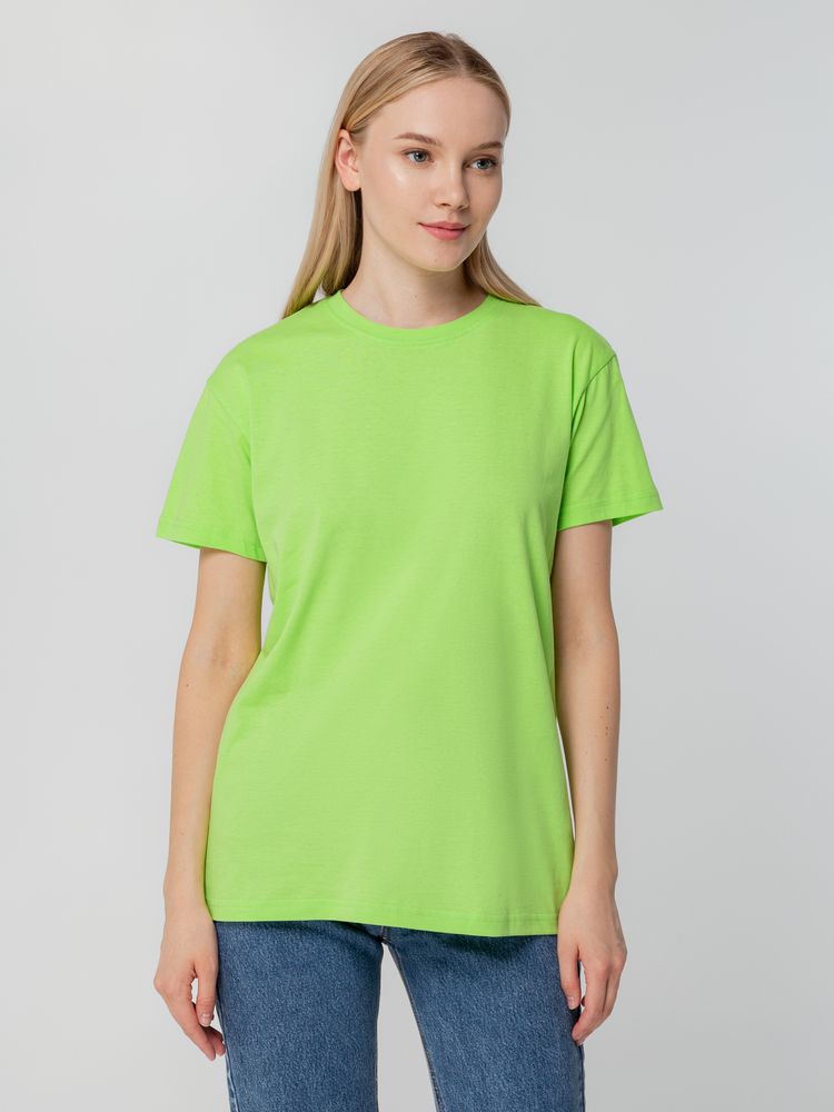 Футболка унисекс T-bolka 140, зеленое яблоко — изображение 9