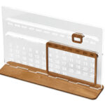 Вечный календарь Evermore 210х127 мм: фанера 3 мм, орг стекло 4 мм, упаковка в плотный крафт конверт