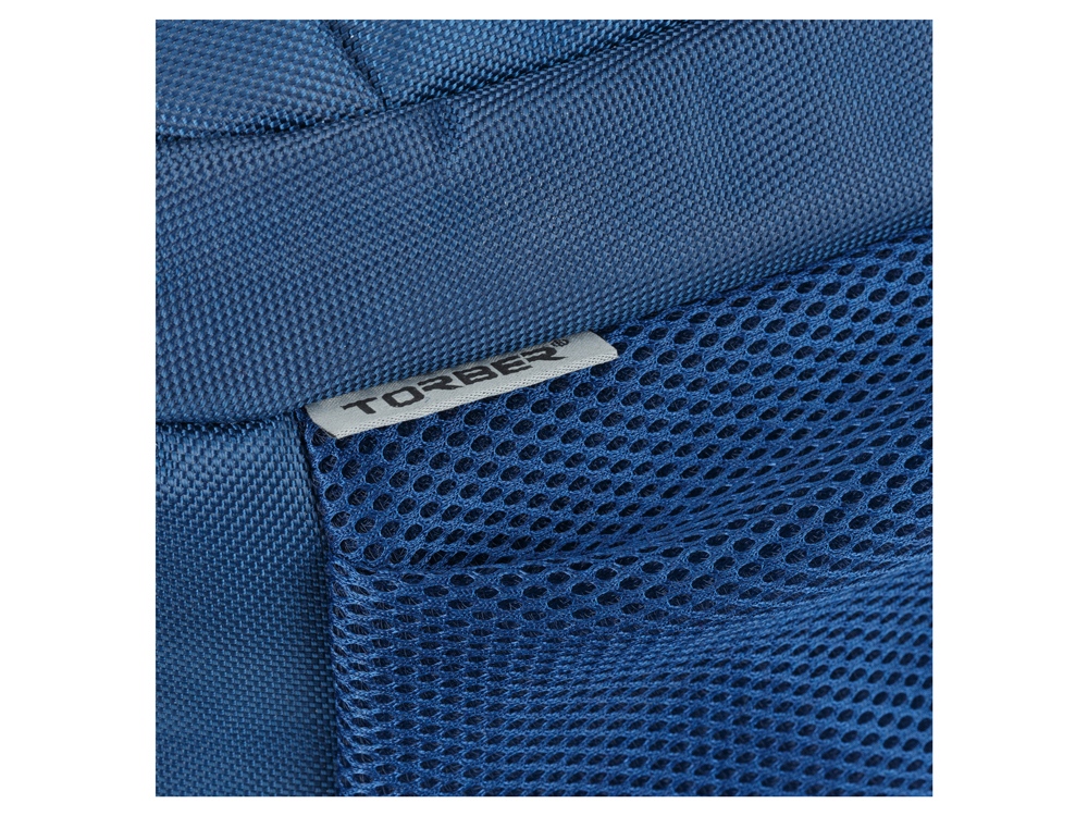 Рюкзак TORBER FORGRAD с отделением для ноутбука 15, синий, полиэстер, 46 х 32 x 13 см — изображение 13