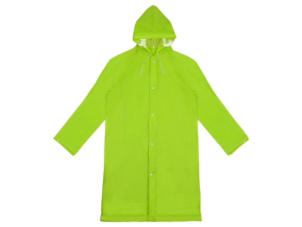 Дождевик Hawaii c чехлом унисекс, зеленое яблоко — изображение 3