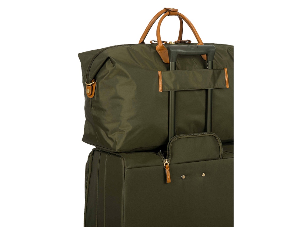 Сумка дорожная 2 в 1 BRIC'S, X-COLLECTION, 35л, оливковый — изображение 3