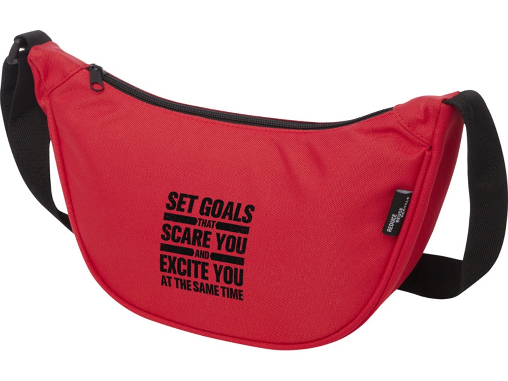 Byron поясная сумка из переработанных материалов объемом 1,5 л - Красный — изображение 5