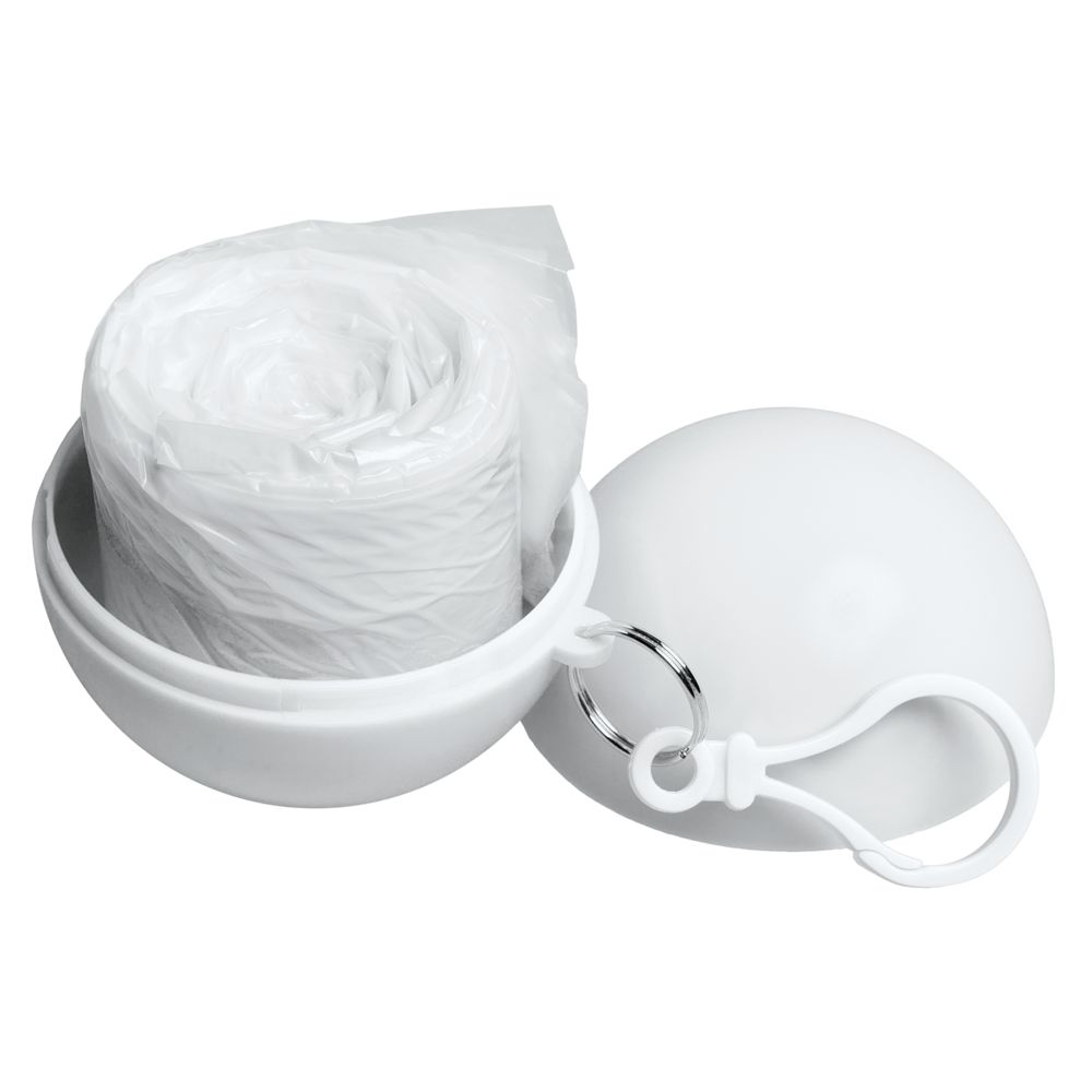 Дождевик в круглом футляре Nimbus, белый — изображение 2