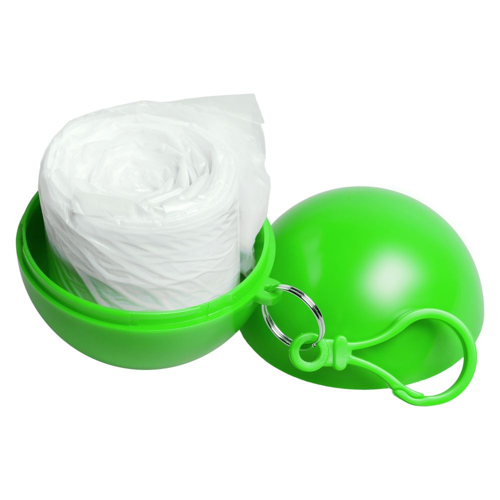 Дождевик в круглом футляре Nimbus, зеленое яблоко — изображение 2