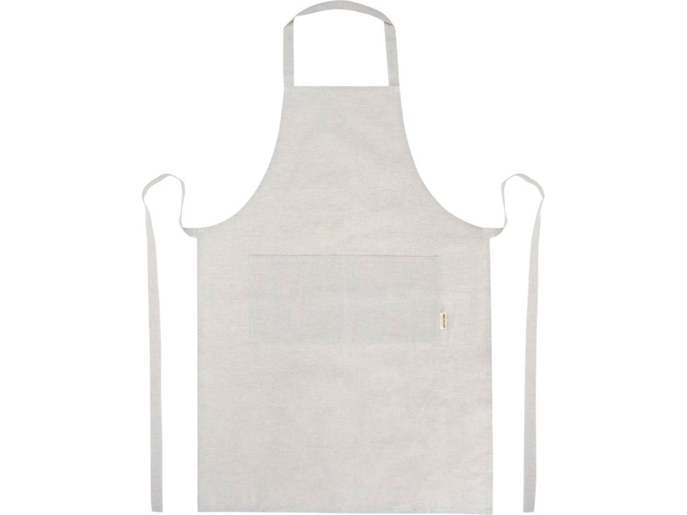 Pheebs 200 g/m2 recycled cotton apron, серый яркий — изображение 2