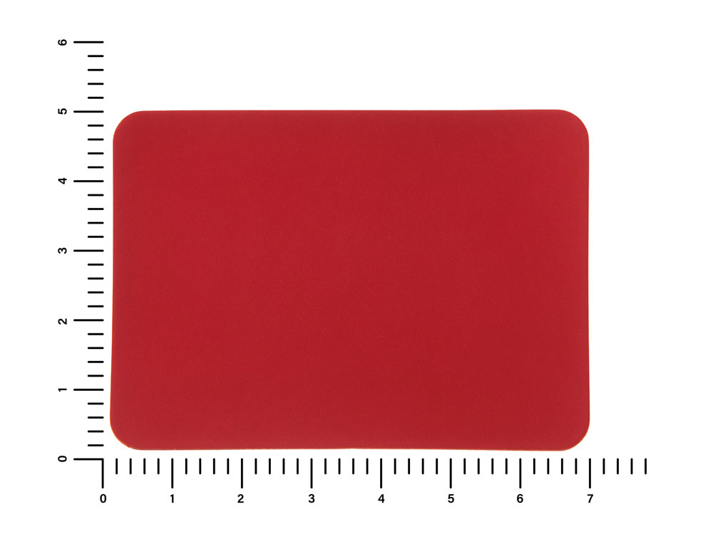 ПАТЧ ПРЯМОУГОЛНЫЙ soft-touch (красный) 5,0 х 7,0 см — изображение 2