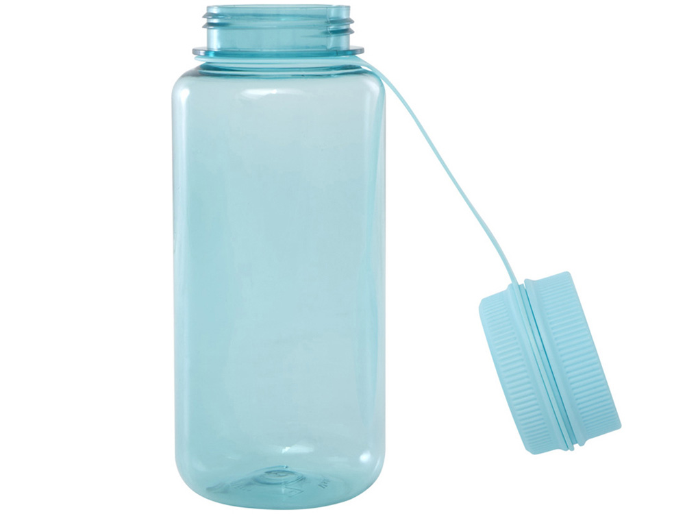 Спортивная бутылка Ryder из переработанного ПЭТ-пластика объемом 900 мл с многофункциональной крышкой, сертифицированная RCS - Бирюзовый — изображение 5