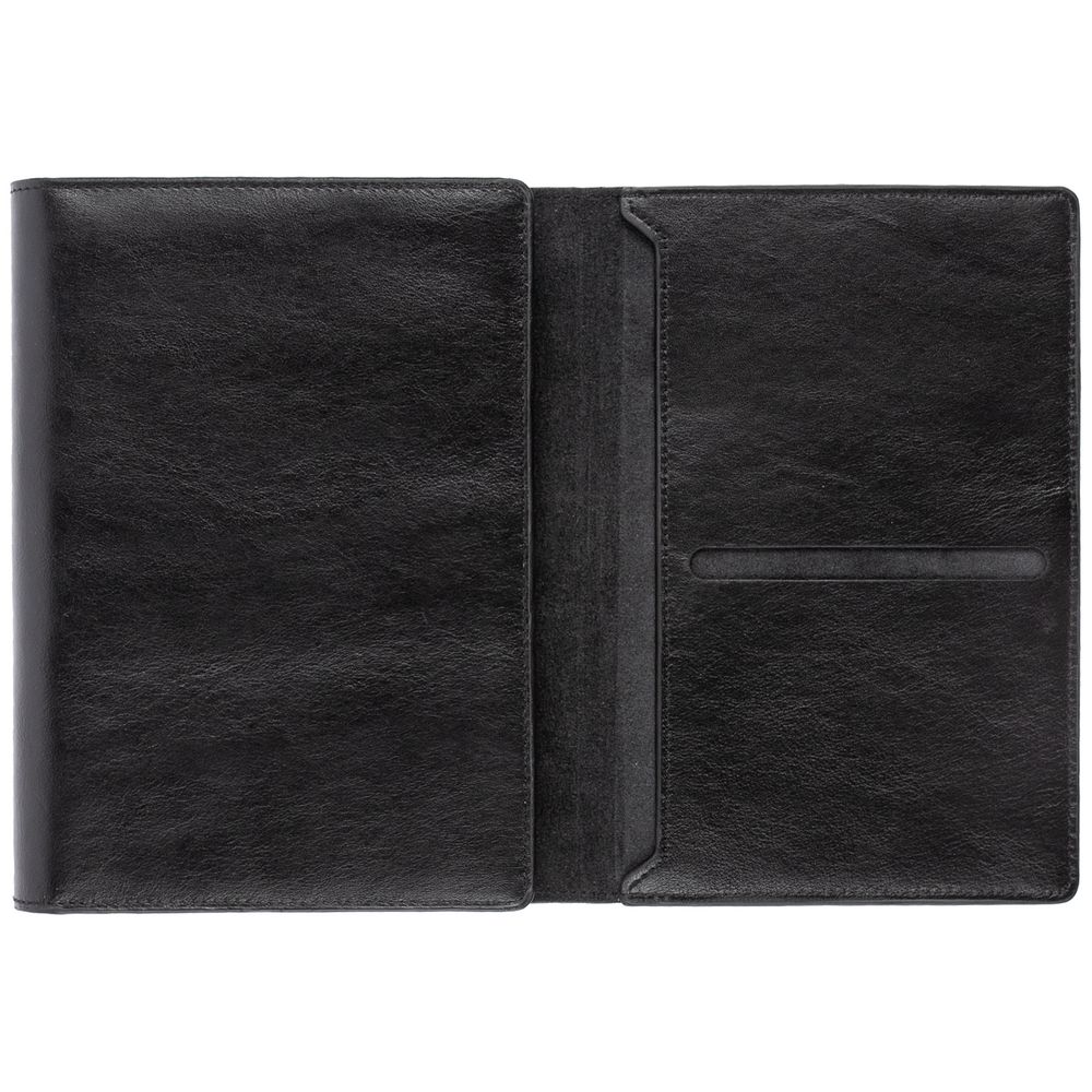 Ежедневник-портфолио Napoli, недатированный, черный — изображение 5