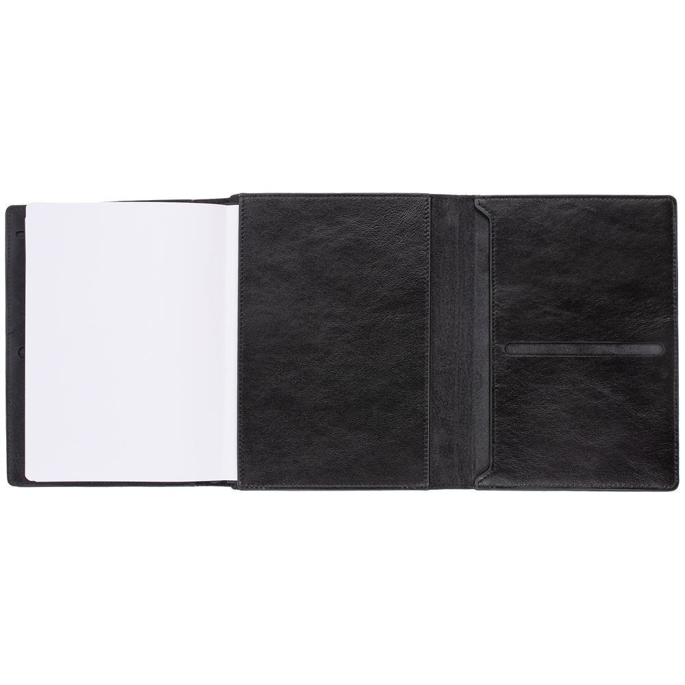 Ежедневник-портфолио Napoli, недатированный, черный — изображение 8