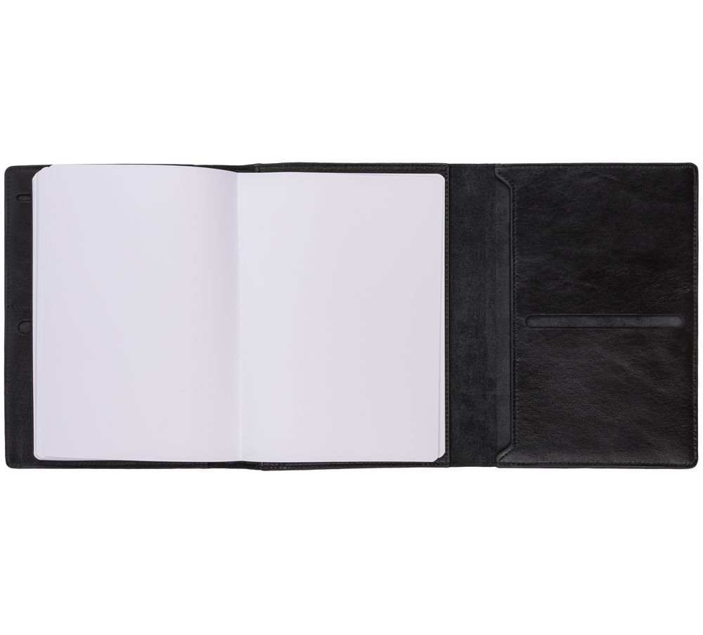 Ежедневник-портфолио Napoli, недатированный, черный — изображение 10