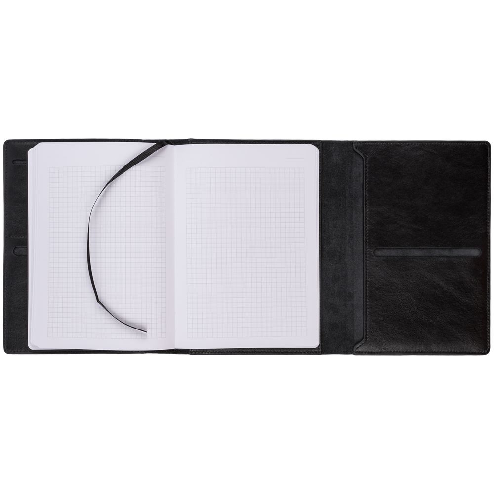 Ежедневник-портфолио Napoli, недатированный, черный — изображение 11