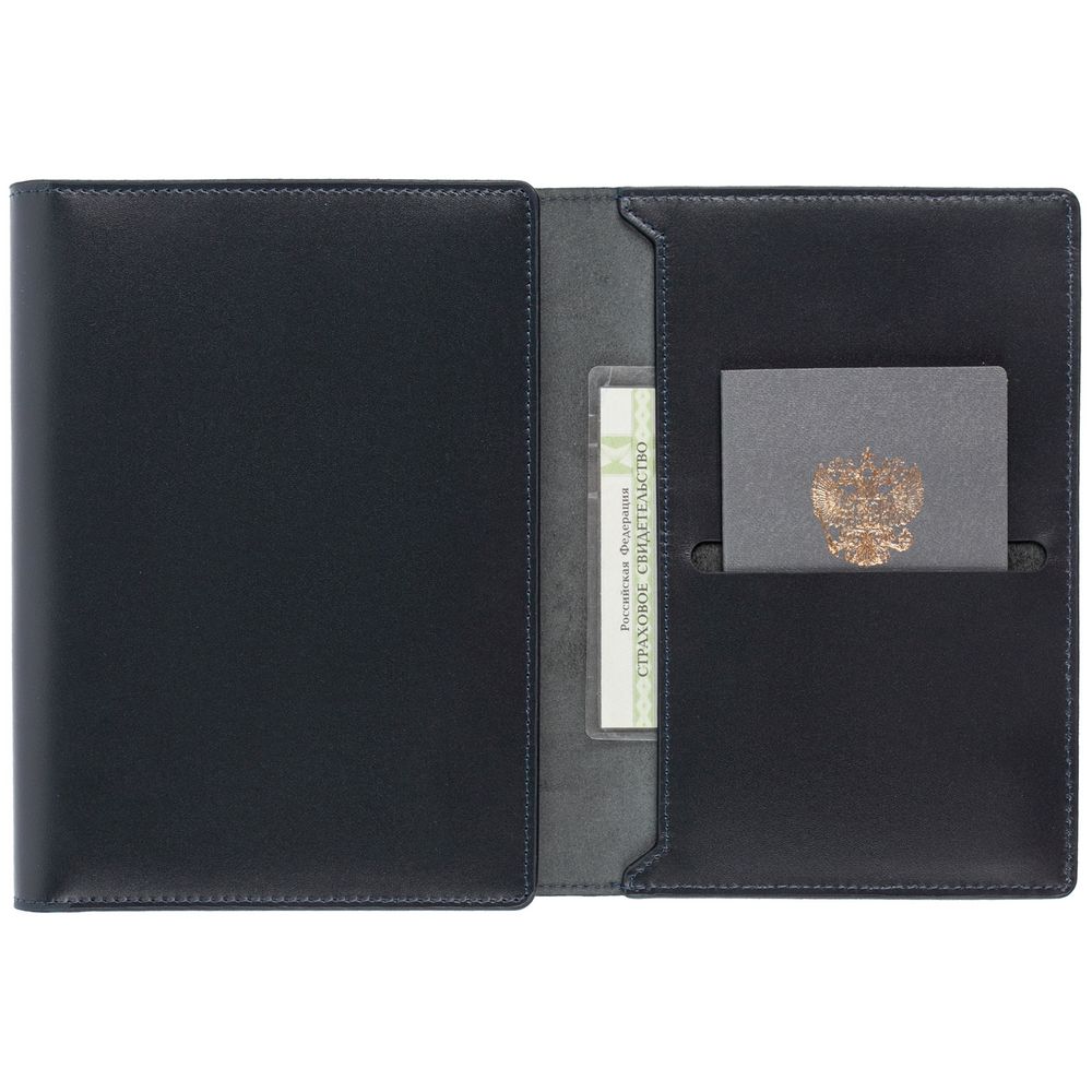 Ежедневник-портфолио Napoli, недатированный, синий — изображение 5