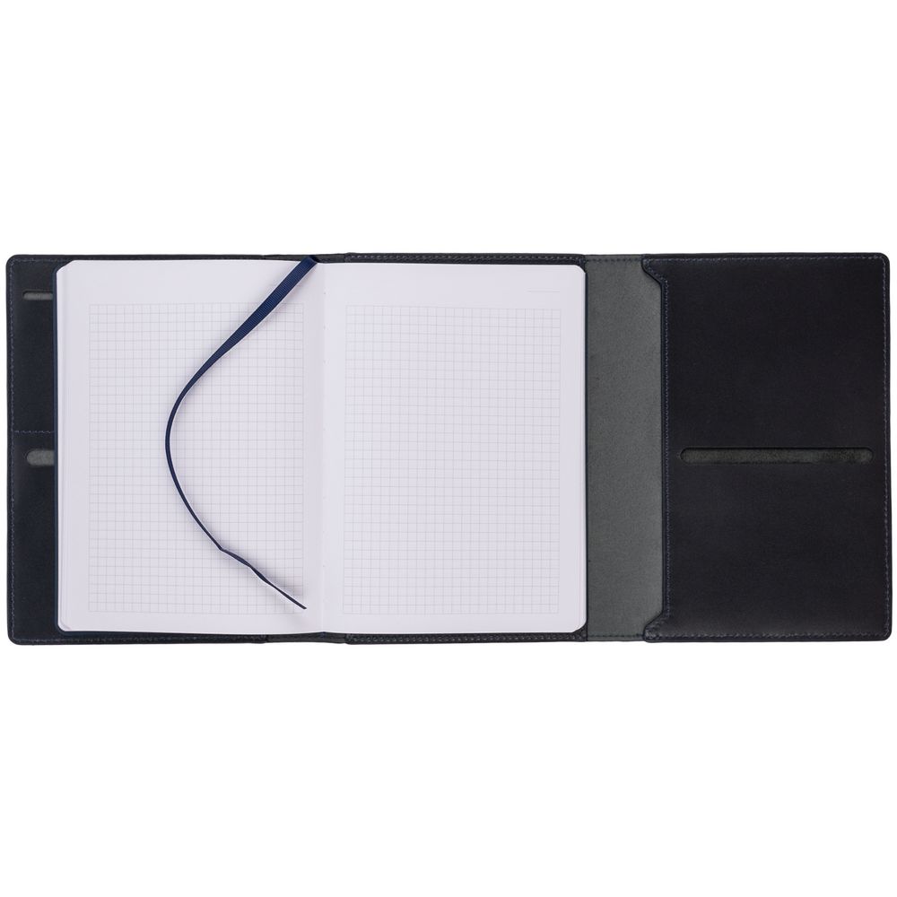 Ежедневник-портфолио Napoli, недатированный, синий — изображение 7