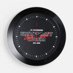 Часы настенные Vivid Large, черные