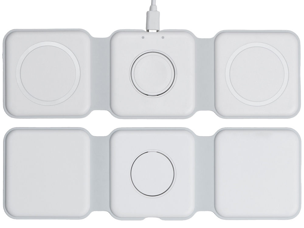 Беспроводное зарядное устройство 3-в-1 Road, 15 Вт, белый — изображение 10