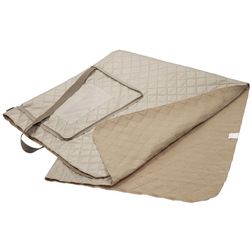 Плед для пикника Soft & Dry, бежевый — изображение 2