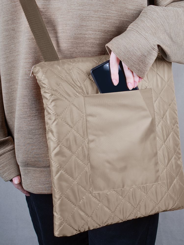 Плед для пикника Soft & Dry, бежевый — изображение 7