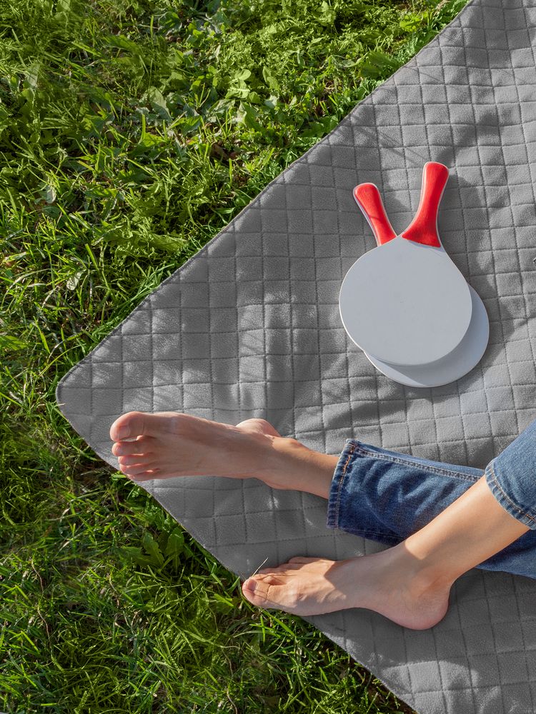 Плед для пикника Soft & Dry, серый — изображение 8