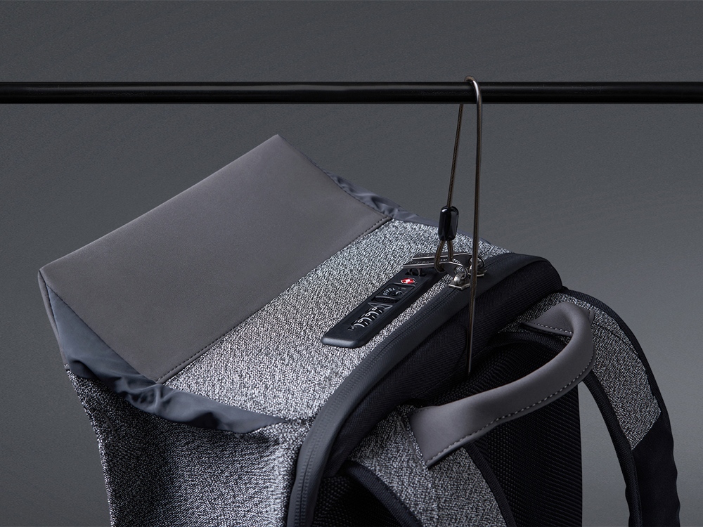 Антикражный рюкзак SnapPack для ноутбука 16, серый — изображение 13