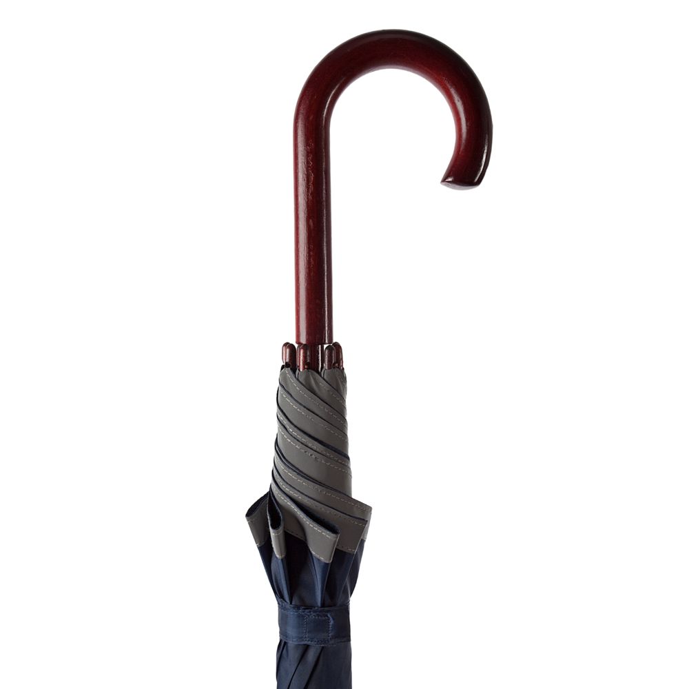 Зонт-трость светоотражающий Reflect, синий — изображение 3