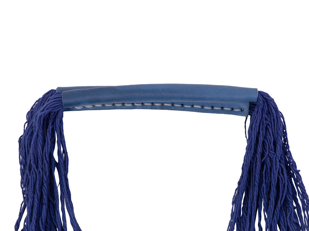 Авоська Dream М old style 15 литров с кожаными ручками, синий (12) — изображение 2