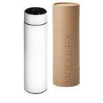 Вакуумный термос Module X с индикатором температуры, 500 мл, тубус, белый