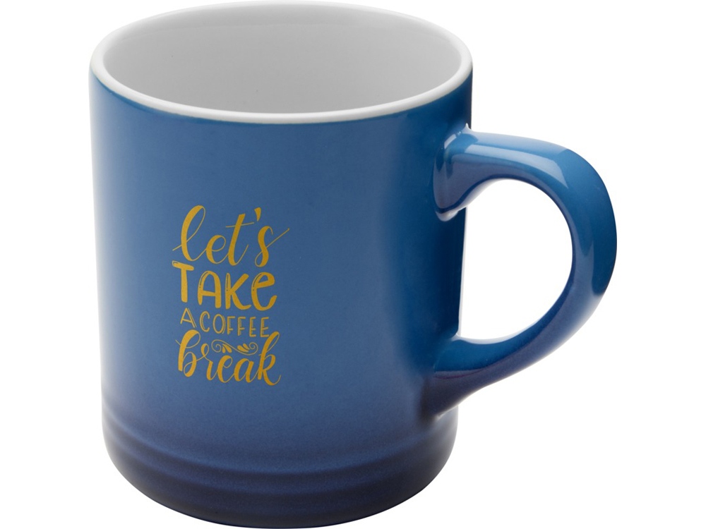 Laguna керамическая кружка объемом 330 мл, ярко-синий — изображение 4