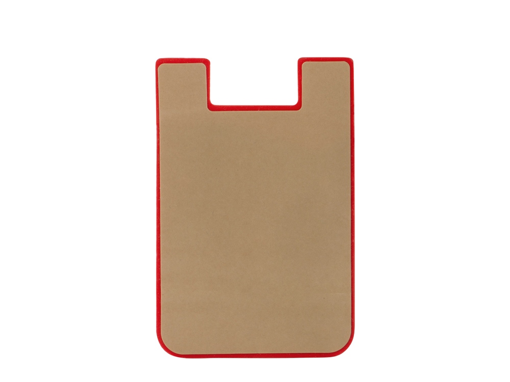 Картхолдер с креплением на телефон Gummy, красный — изображение 4