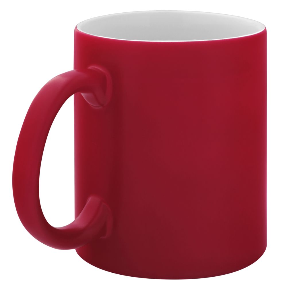 Кружка «Хамелеон» ver.2, матовая, красная — изображение 2