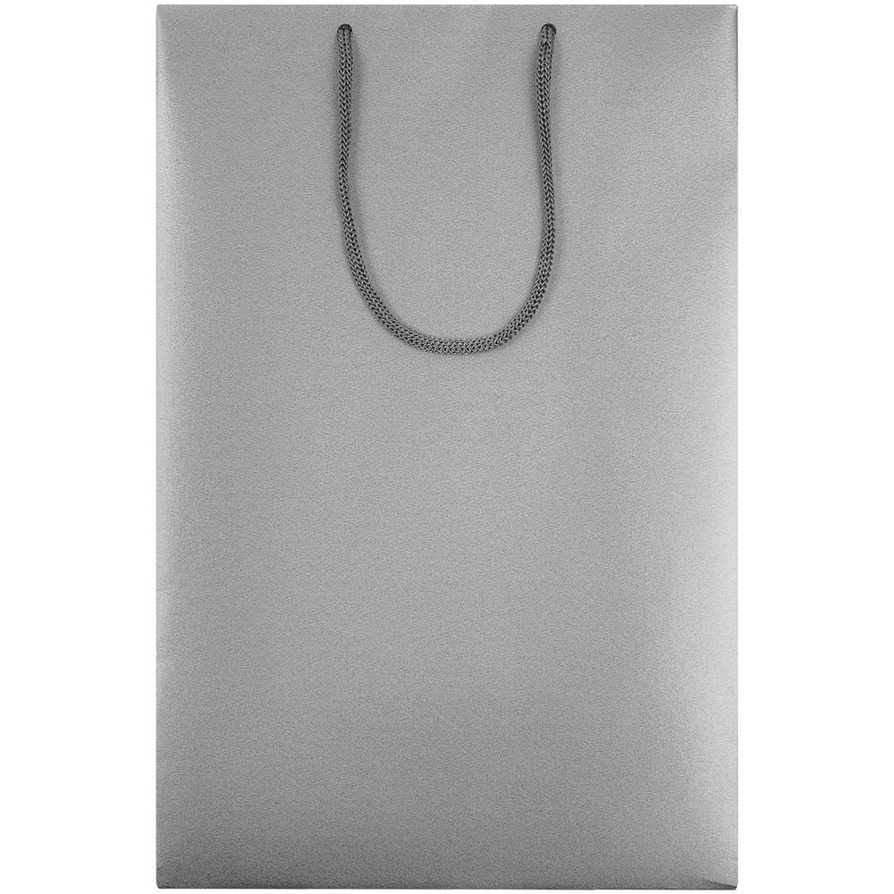 Пакет бумажный «Блеск», средний, серебристый — изображение 2