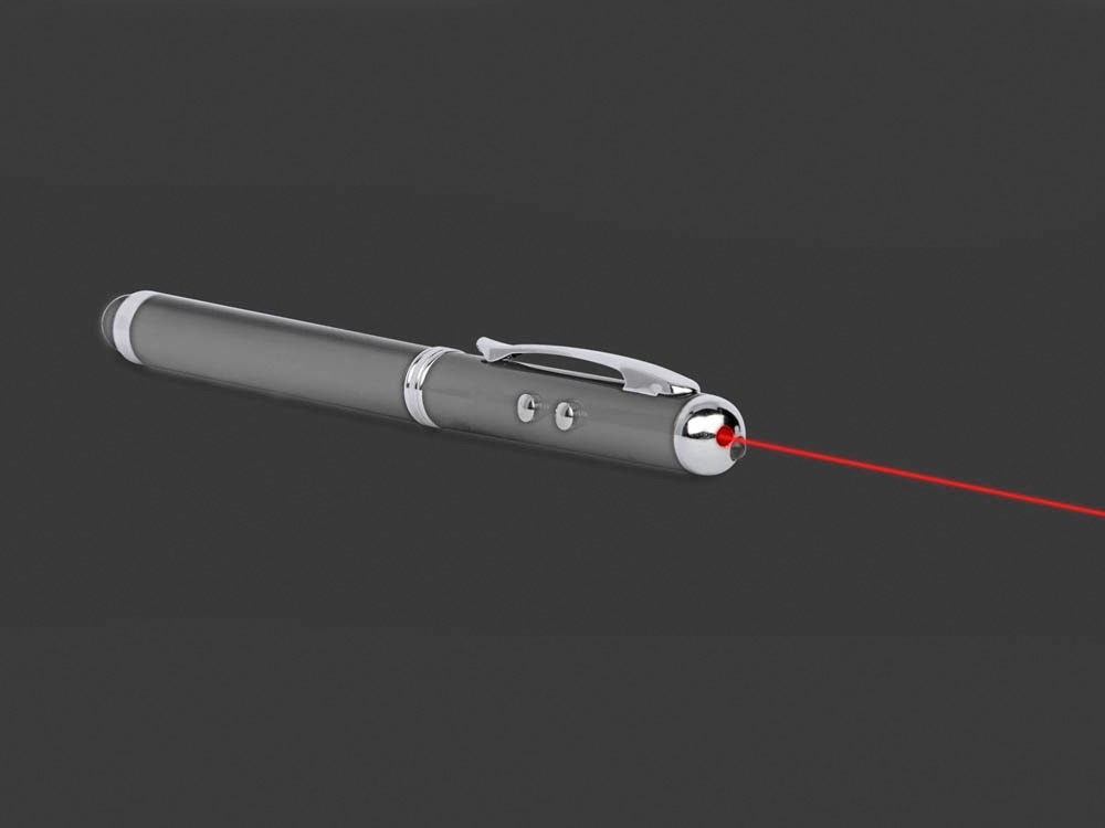 Ручка-стилус Каспер 3 в 1, серебристый — изображение 4