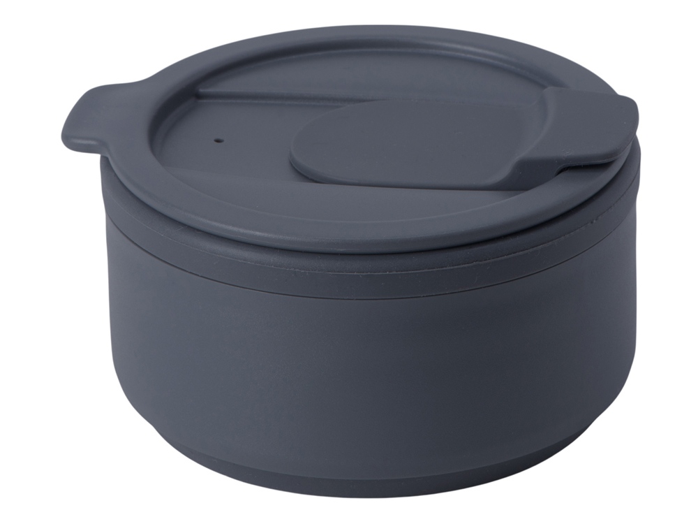 Силиконовый складной стакан GoCup, темно-серый — изображение 4