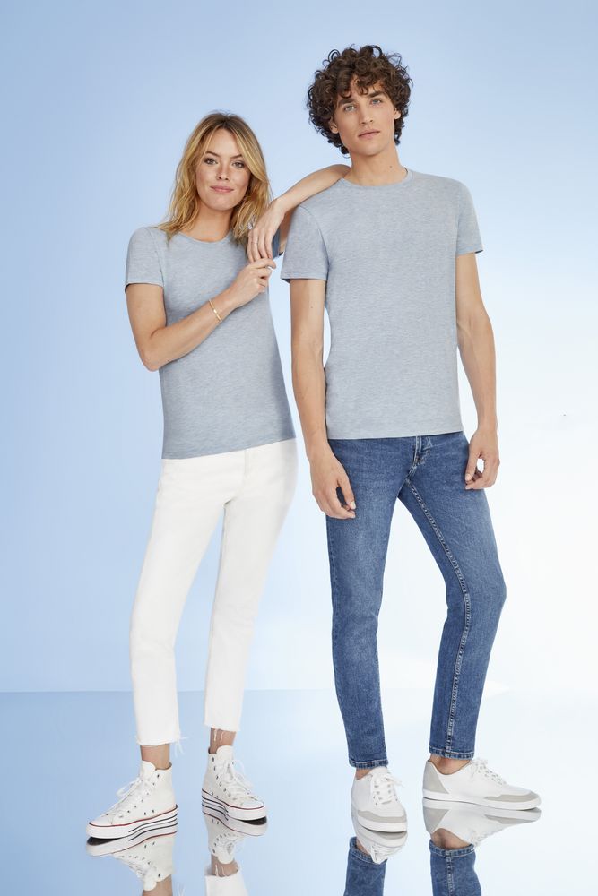 Футболка мужская Regent Fit 150, серый меланж — изображение 7