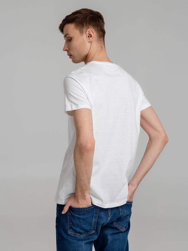 Футболка мужская Regent Fit 150, белая — изображение 4