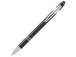 Kish шариковая ручка с серебристой отделкой - сплошной черный (синие чернила)