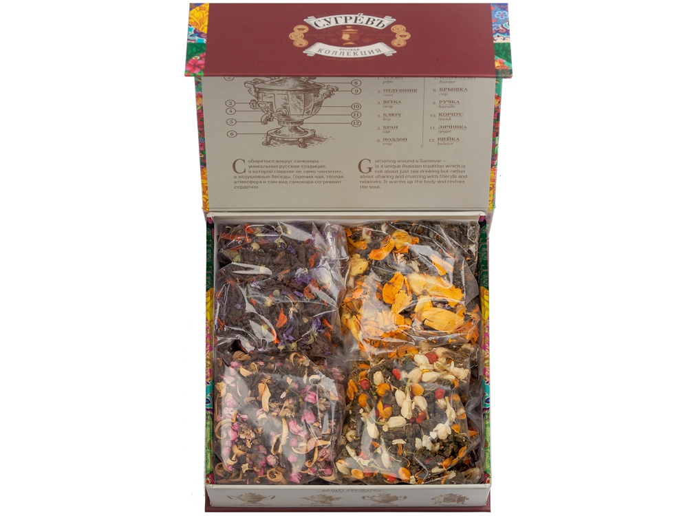 Подарочный набор c купажами чая Цветущий сад в подарочной упаковке — изображение 2