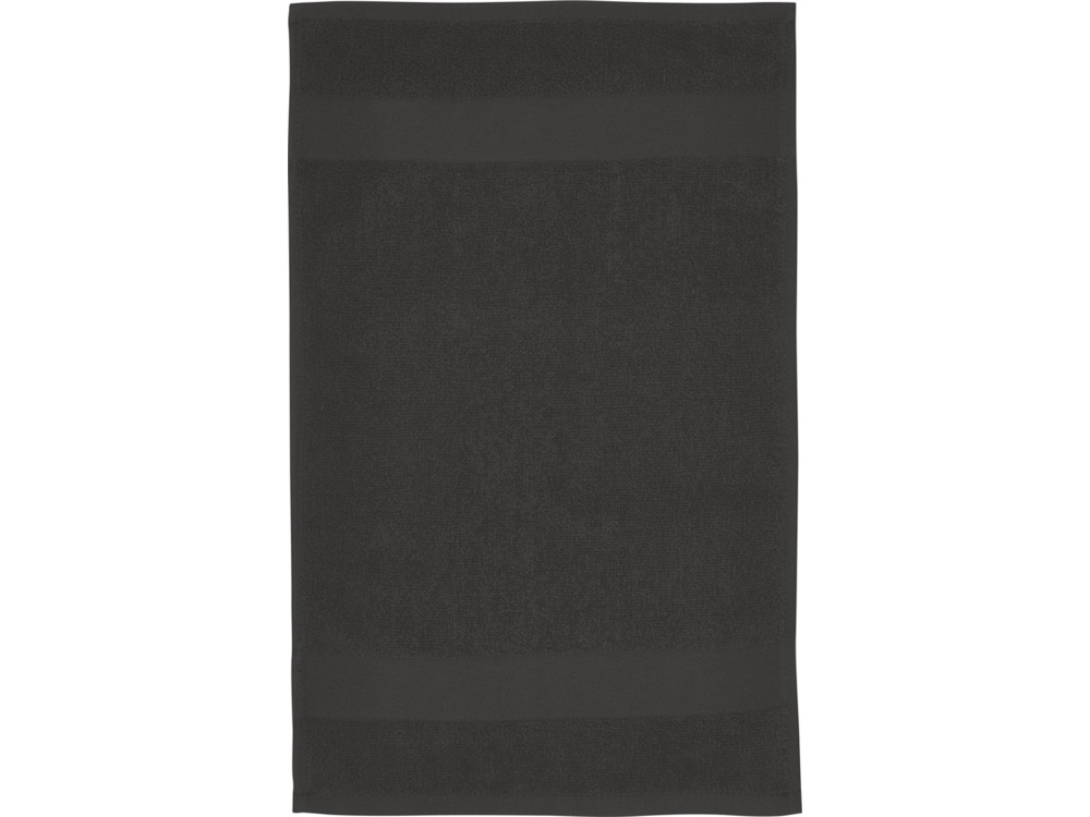 Хлопковое полотенце для ванной Sophia 30x50 см плотностью 450 г/м2, антрацит — изображение 2