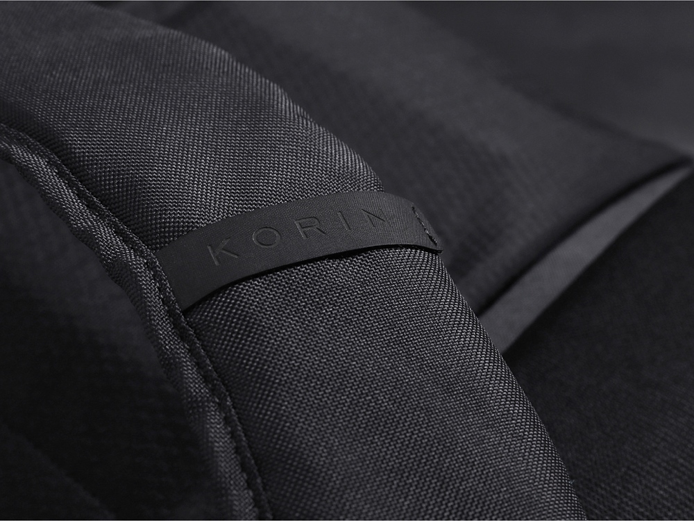 Водостойкий антикражный рюкзак Clickpack для ноутбука 15.6, черный — изображение 7