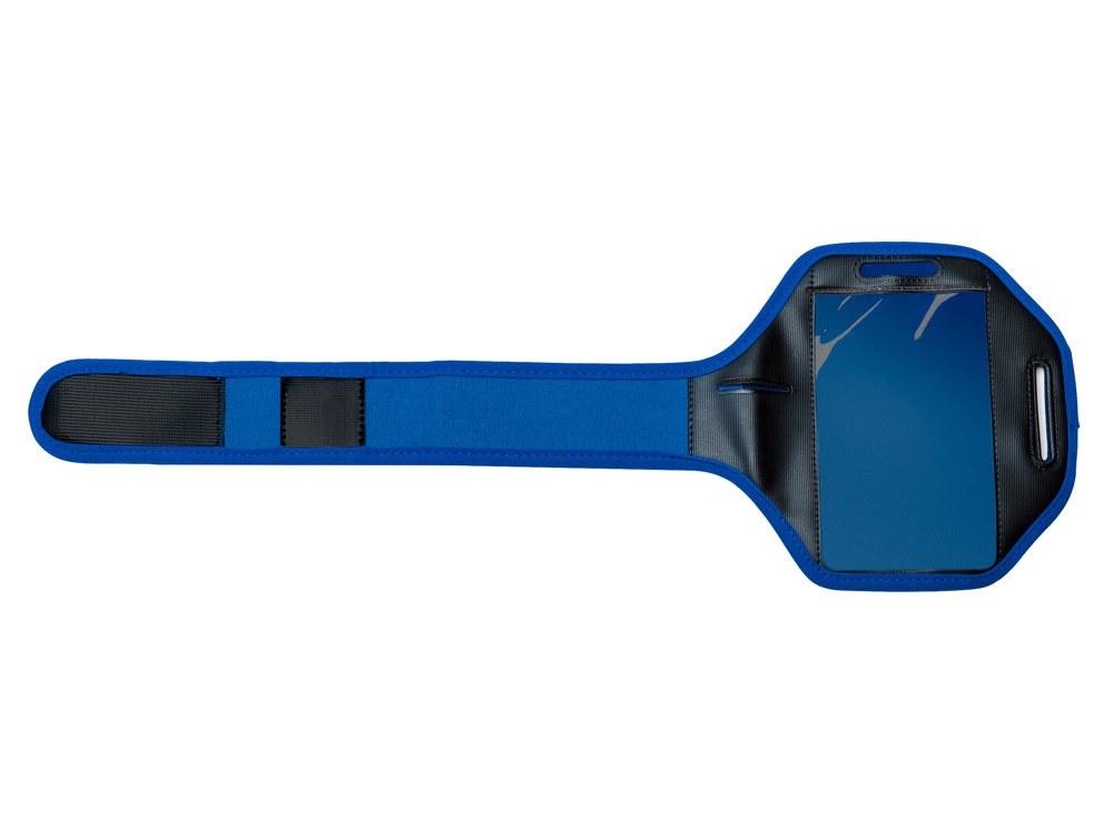 Наручный чехол Gofax для смартфонов с сенсорным экраном, ярко-синий/черный — изображение 6