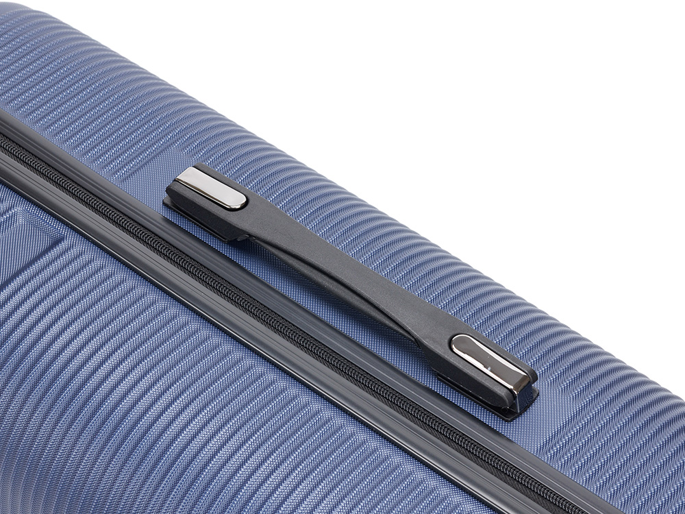 Чемодан TORBER Onego, синий, ABS-пластик, 69,5 х 46 х 26 см, 69 л — изображение 9