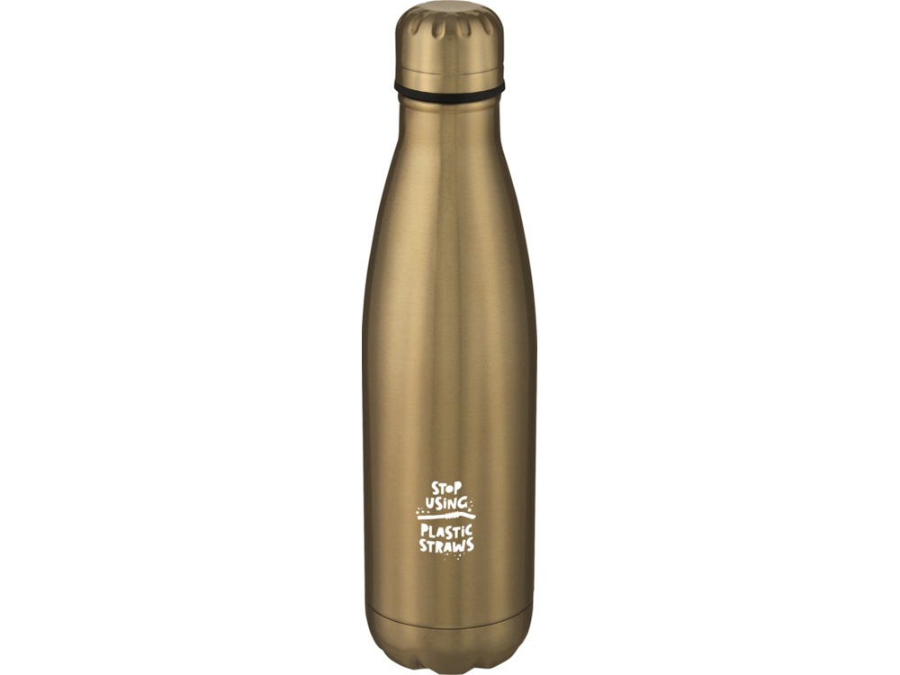 Cove Бутылка из нержавеющей стали объемом 500 мл с вакуумной изоляцией, золотистый — изображение 5