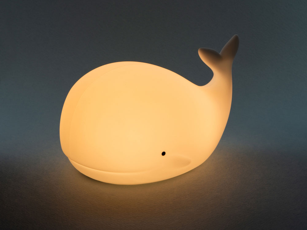 Ночник Whale, белый — изображение 6
