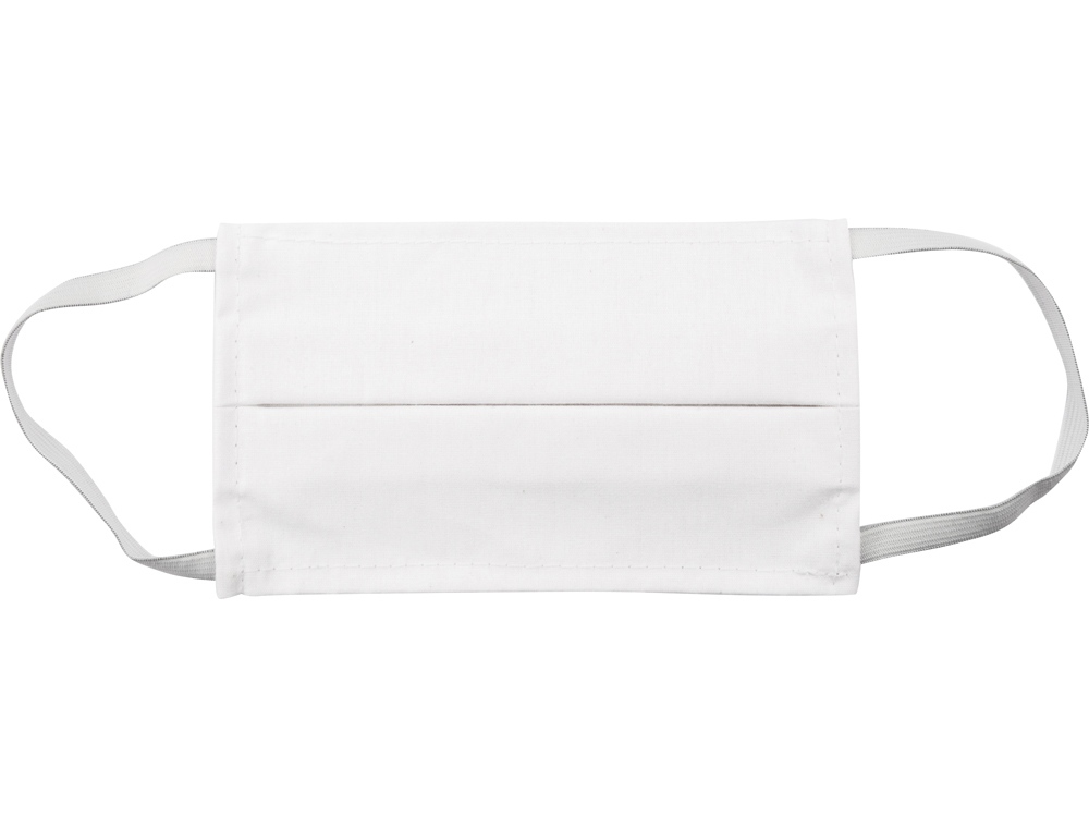 Маска для лица многоразовая из хлопка, белый — изображение 6